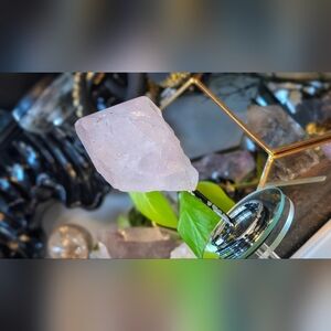 Amethyst Quartz Crystal Point on Stand